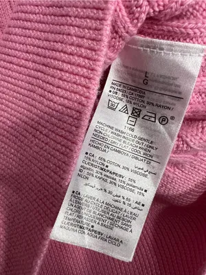 Old navy Sleeveless Rib-Knit Cropped Polo size L thumbnail 6