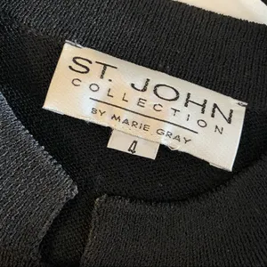St. John Cap-Sleeve Knitted Jacket thumbnail 5