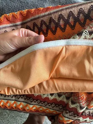 Strapless dress Orange thumbnail 3