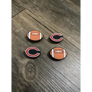 Crocs Chicago Bears Football Team Charm For Shoe Charms - 4 Pieces thumbnail 2