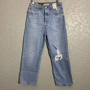 Levi’s Ribcage Straight Ankle Jeans thumbnail 4