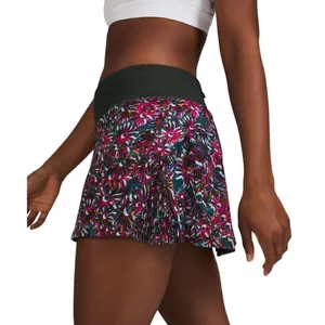 Lululemon Play Off the Pleats Mid-Rise Skirt *Floral Electric/ Rainforest Green thumbnail 6