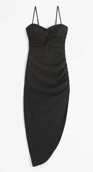 Abercrombie Asymmetrical Midi Dress thumbnail 1