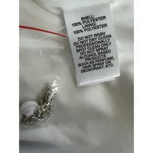 Lulus True Love Story White Embellished Cap Sleeve Mermaid Maxi Dress Size 8‎ thumbnail 14