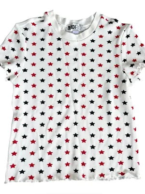 Like New BEACH RIOT Bay Thermal Sleep Set Americana Star Pattern Size Small thumbnail 3