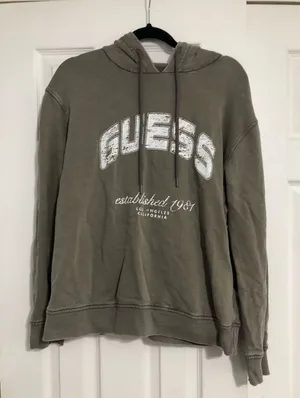 Guess‎ hooded sweatshirt women’s size large rustic thumbnail 1