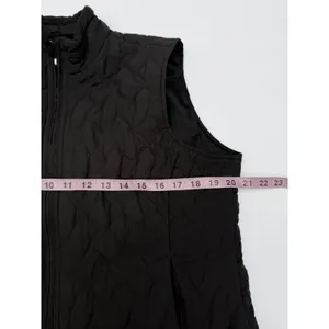 Royal‎ Robbins Womens Black Quilted Full Zip Puffer Vest Outdoor Coat Large L thumbnail 4