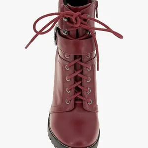 BCBGeneration Burgundy Padina Lug Sole Booties thumbnail 5