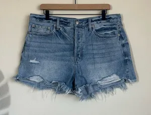 Pistola Distressed Cutoff Denim Shorts thumbnail 1
