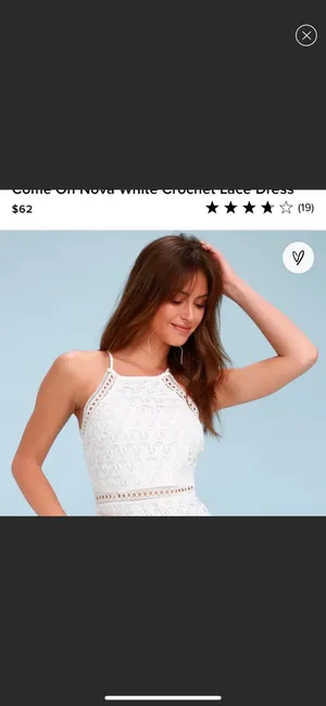 Lulus White  Lace Dress thumbnail 4