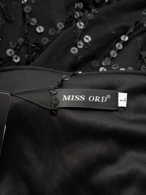 Miss Ord Sequin - Embellished Sheer Mesh Evening Gown thumbnail 5