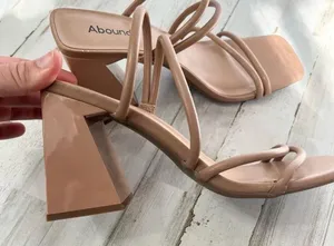 Abound Austyn Tubular Strappy Block Heeled Sandal Tan Mocha Size 9 NEW thumbnail 9