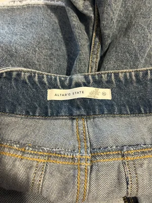 Altar'd State Skort Denim thumbnail 3