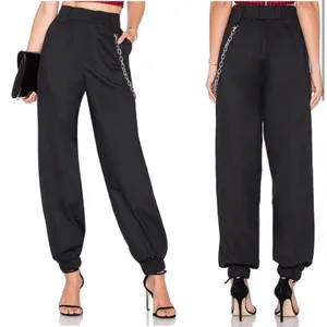 I.AM.GIA Cobain Chain Cargo Joggers Indie Grunge in Black - Size XS thumbnail 3