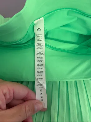 Lululemon Tiered Pleats‎ High-Rise Tennis Skirt Pistachio thumbnail 5