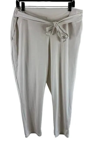 One by Chapter One NWT Cream Suede Jogger Pants Large‎ thumbnail 1