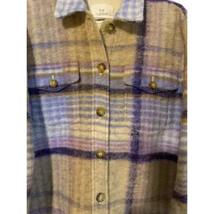 Wilfred Free Aritzia The Ganna Shirt Jacket‎ Elaine Violet Purple Women's Size M thumbnail 9