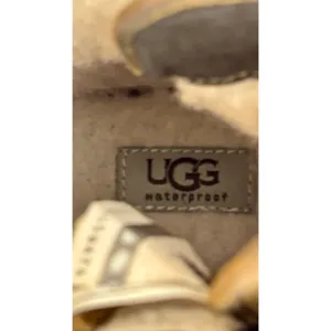 UGG Australia Ashbury Suede brown leather lace up combat boots sherpa lined shoe thumbnail 11