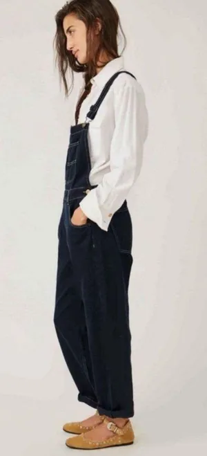 Free People WE THE FREE ZIGGY DENIM OVERALLS thumbnail 3