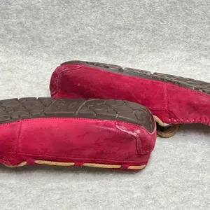 UGG Australia Dakota Sangria Pink Suede Moccasin Slippers 5612‎ Womens 7 GUC thumbnail 8