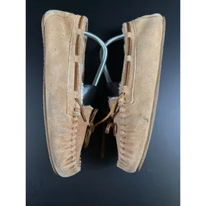 Minnetonka SKU 7672 Womens Moccasins Sheepskin Lined Slip On Shoes Size 10 thumbnail 3