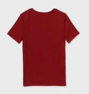 Target Burnt Orange Ribbed Tee thumbnail 3