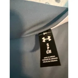 NWT Under Armour Movement Fitted Crop Tank Top - Size Small - Slate Blue (AVY) thumbnail 3
