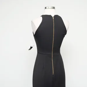 Betsy & Adam. Arielle Scuba Crepe Ruffle‎ Slit Gown. thumbnail 11