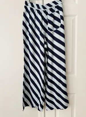 Anthropologie Maeve The Brooklin Printed Striped Wide-Leg Pull-On Pants, Size S thumbnail 11