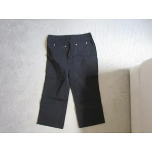 Ann Taylor LOFT Trousers 12P Black Petites Stretch Cropped‎ Business Casual thumbnail 2
