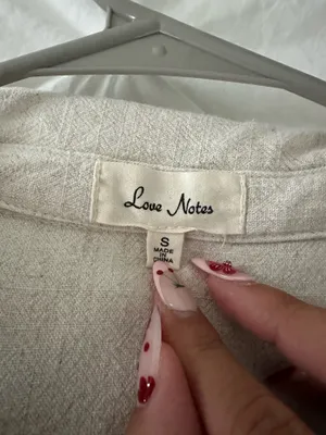H&M Linen top thumbnail 3