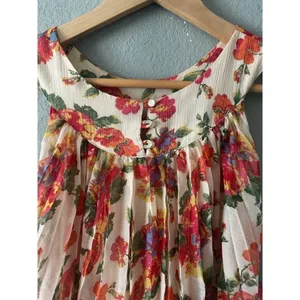 Free People Pleated Floral Dress thumbnail 9