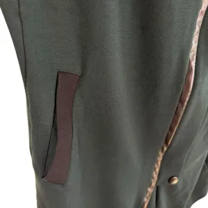 Cabi Renaissance Forest Green Black Asymmetrical Full Zip Mid Length Jacket‎ S thumbnail 6