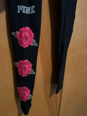Victoria’s Secret PINK Embroidered Leggings thumbnail 3