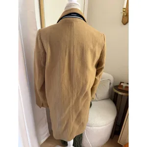 Superdry Istegade Coat Tan Wool Size Small thumbnail 4