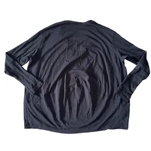 Lululemon Back in action Women Black V-Neck‎ Long Sleeve Oversized Top thumbnail 4