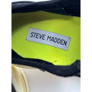 Steve Madden Shoes Women 7 Black NY90 Cinch‎ Tie Myles Sneaker Fashion Outdoor thumbnail 10