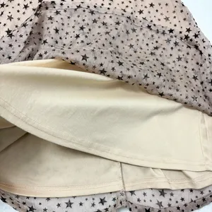 Nasty Gal Cream Mini Sundress with stars Sleeveless Scoop Neck size‎ 4 thumbnail 12
