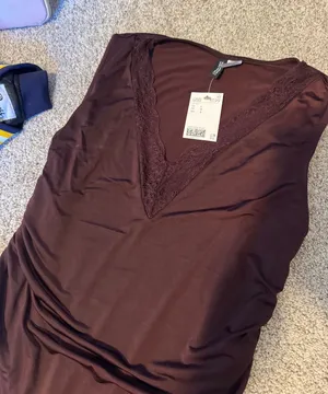 H&M bodysuit tank top lace thumbnail 1
