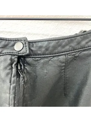 Free People Midnight Magic Faux Leather Mini Skirt Size 4 Black thumbnail 9