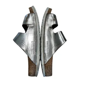 Birkenstock Arizona Chunky Platform Sandals Metallic Silver 36 EU / 5-5.5 US thumbnail 7