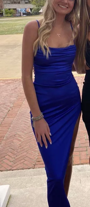Windsor Royal Blue Maxi Dress thumbnail 2
