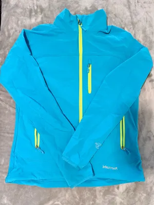 Marmot Womens Small S Jacket Teal Water Repellent Tempo Active Breathable Zip thumbnail 1