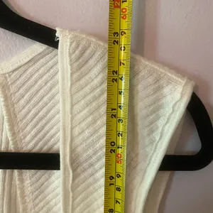 We The Free Boss Babe White Ribbed Sleeveless Tank Boho Layering Women's size XL thumbnail 8