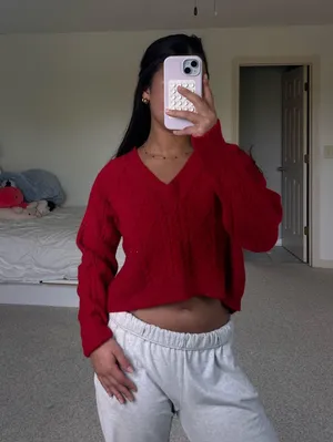 Shein Sweater Cropped thumbnail 1