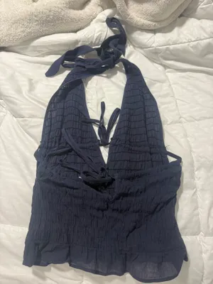 Edikted navy halter top thumbnail 5