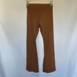 PINK Victoria's Secret brown bootcut pants comfortable stretch‎ casual cotton M thumbnail 5