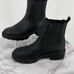 Rocket Dog Iggie Black Chelsea Boot Pull On Chunky Sole Size 8 Goth Punk Cushion thumbnail 4