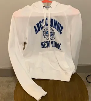 White Abercrombie Sweatshirt thumbnail 1
