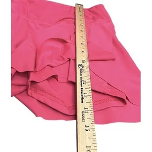 Barbie Pink Athletic Skort S with‎ 2 Pockets Workout Running Gym Flirty Flouncy thumbnail 4